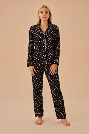 Suwen Heart Maskülen Pijama Takımı