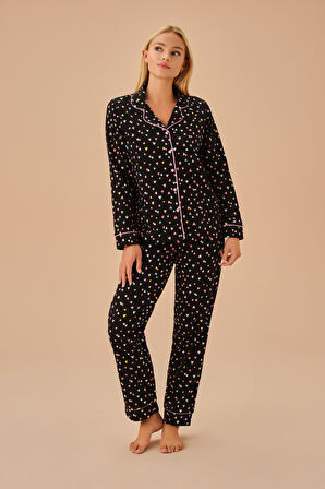 Suwen Heart Maskülen Pijama Takımı