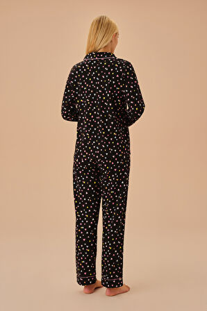 Suwen Heart Maskülen Pijama Takımı