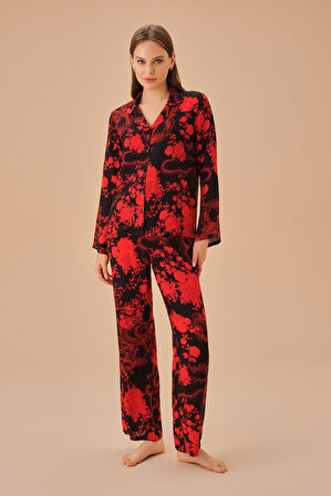 Suwen Dragon Maskülen Pijama Takımı