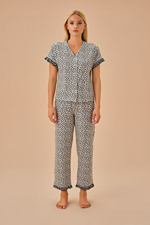 Suwen Maya Maskülen Pijama Takımı