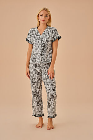 Suwen Maya Maskülen Pijama Takımı