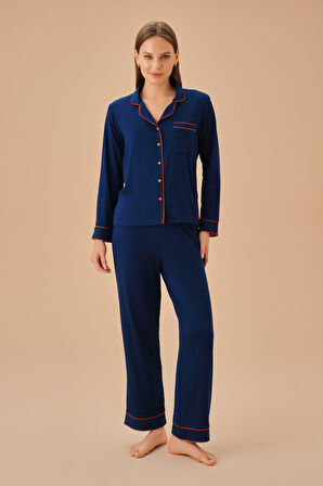 Suwen Elegant Maskülen Pijama Takımı