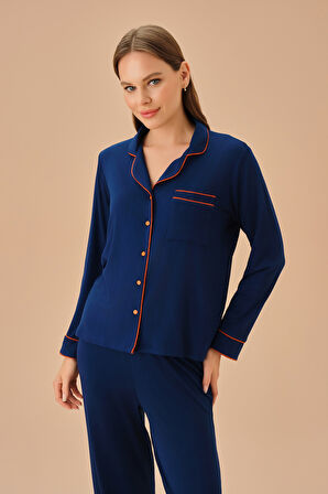 Suwen Elegant Maskülen Pijama Takımı