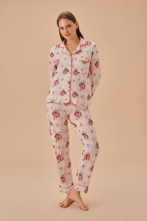 Suwen Catmass Maskülen Pijama Takımı