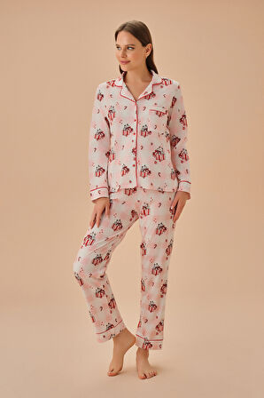 Suwen Catmass Maskülen Pijama Takımı