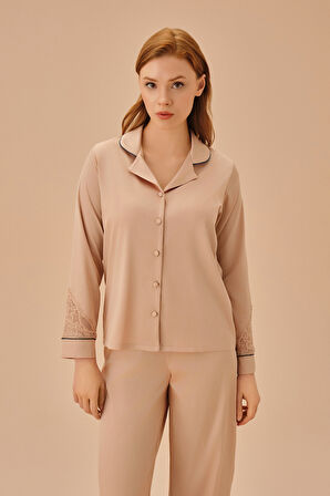 Suwen Amber Maskülen Pijama Takımı