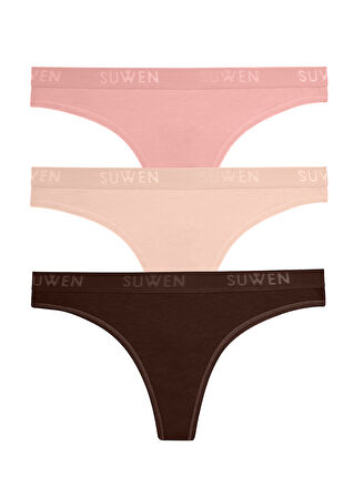 Suwen 3 lü Pamuklu String Külot