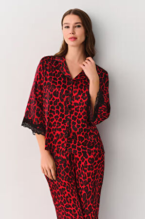 Suwen Lioness Maskülen Pijama Takımı