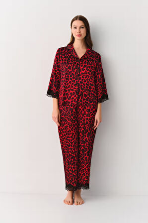 Suwen Lioness Maskülen Pijama Takımı