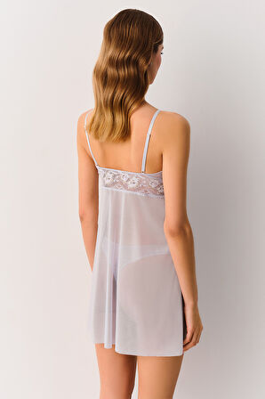 Suwen Duchess Kısa Gecelik