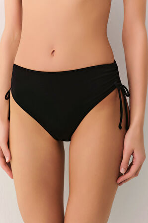 Suwen Yanı Büzgülü Bikini Alt
