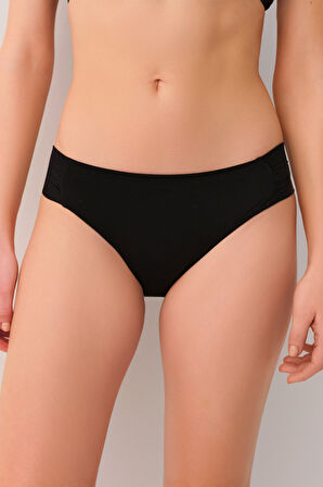 Suwen Yanı Pileli Bikini Alt