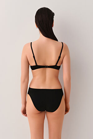 Suwen Yanı Pileli Bikini Alt