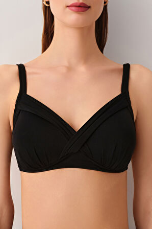 Suwen Kaplı Bantlı Toparlayıcı Bikini Üst