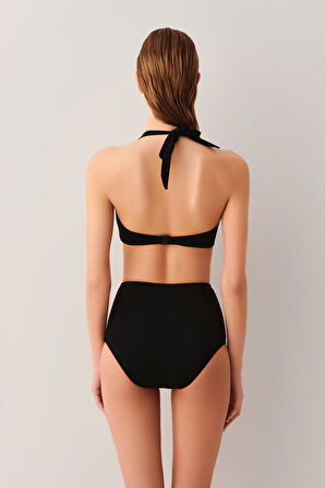 Suwen Kalın Bağcıklı Straplez Bikini Üst