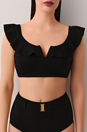 Suwen Volanlı Bralet Bikini Üst