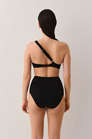 Suwen Tek Omuz Aksesuarlı Bralet Bikini Üst