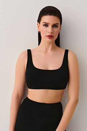 Suwen Curved Bralette Bikini Üst