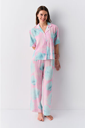 Suwen Meloni Maskülen Pijama Takımı