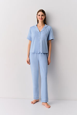 Suwen Misty Maskülen Pijama Takımı