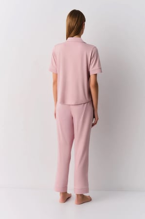 Misty Gömlek Yaka Pijama Takımı