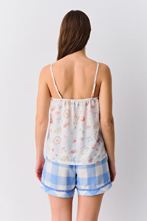Suwen Nicole Şort Pijama Takımı