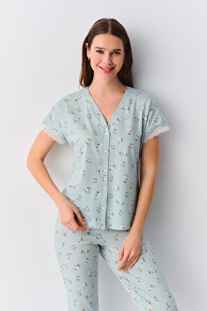 Suwen Amara Maskülen Pijama Takımı