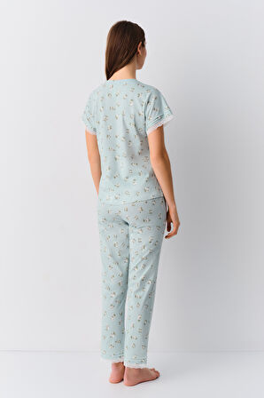Suwen Amara Maskülen Pijama Takımı