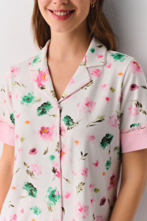 Suwen Flora Maskülen Pijama Takımı