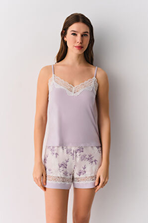 Suwen Lenora Şort Pijama Takımı