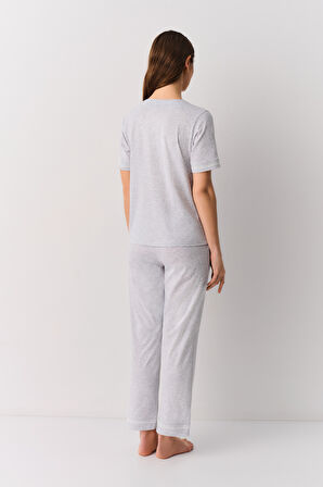 Suwen Pointy Maskülen Pijama Takımı