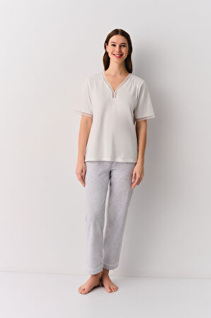 Suwen Pointy Pijama Takımı