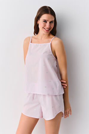 Suwen Pina Şort Pijama Takımı