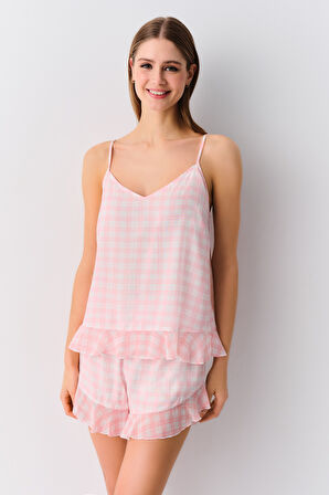 Suwen Dixie Şort Pijama Takımı