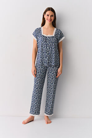 Suwen Clara Maskülen Pijama Takımı