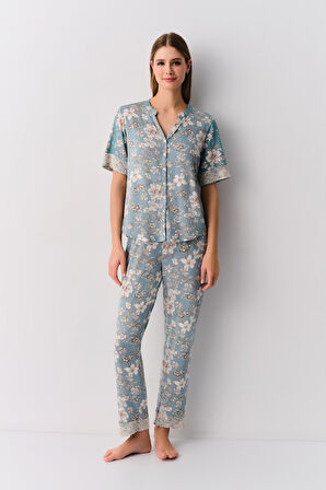Suwen Elazia Maskülen Pijama Takımı