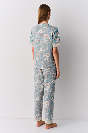Suwen Elazia Maskülen Pijama Takımı