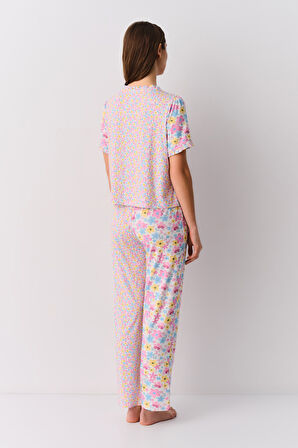 Suwen Blossom Maskülen Pijama Takımı