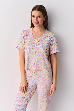 Suwen Blossom Maskülen Pijama Takımı