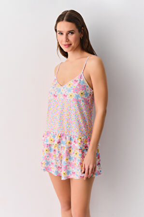 Suwen Blossom Şort Pijama Takımı
