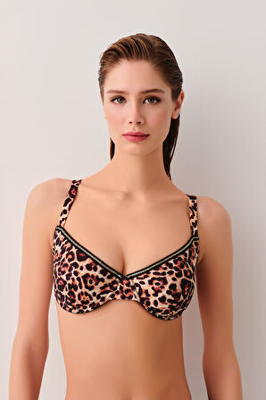Suwen Wild Balenli Bikini Üst