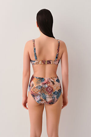 Suwen Freya Önü Burgulu Bikini Üst