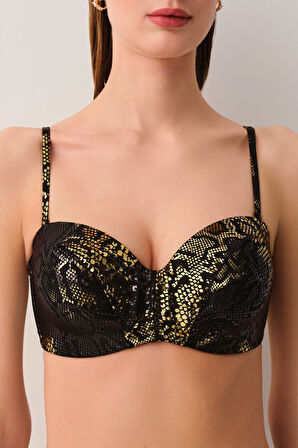 Suwen Medusa Diana Straplez Bikini Üst