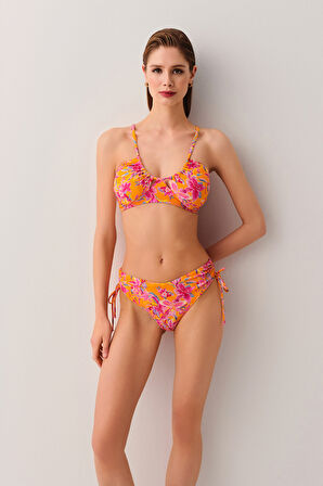 Suwen Jungle Boyundan Bağlamalı Bikini Üst