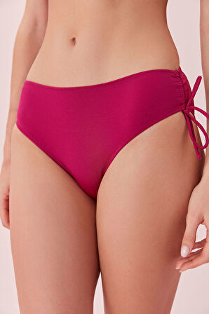 Suwen Yanı Büzgülü Bikini Alt