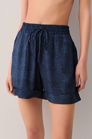 Suwen Denim Plaj Şortu