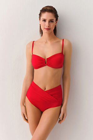 Suwen Yüksek Bel V Kesim Bikini Alt