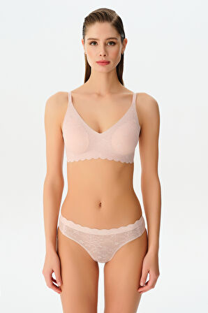 Suwen Invisible Soft Dantelli Slip Külot