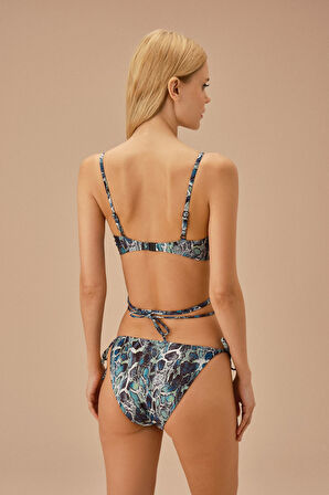 Suwen Green Snake İnce Bağcıklı Bikini Alt